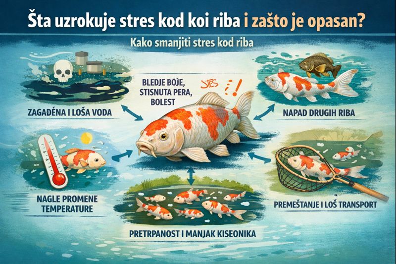 Kako smanjiti stres kod riba