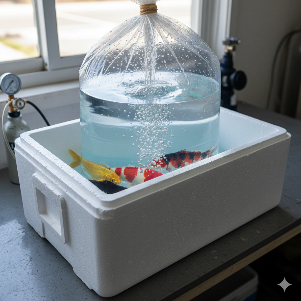 Kako transportovati koi ribe bez stresa